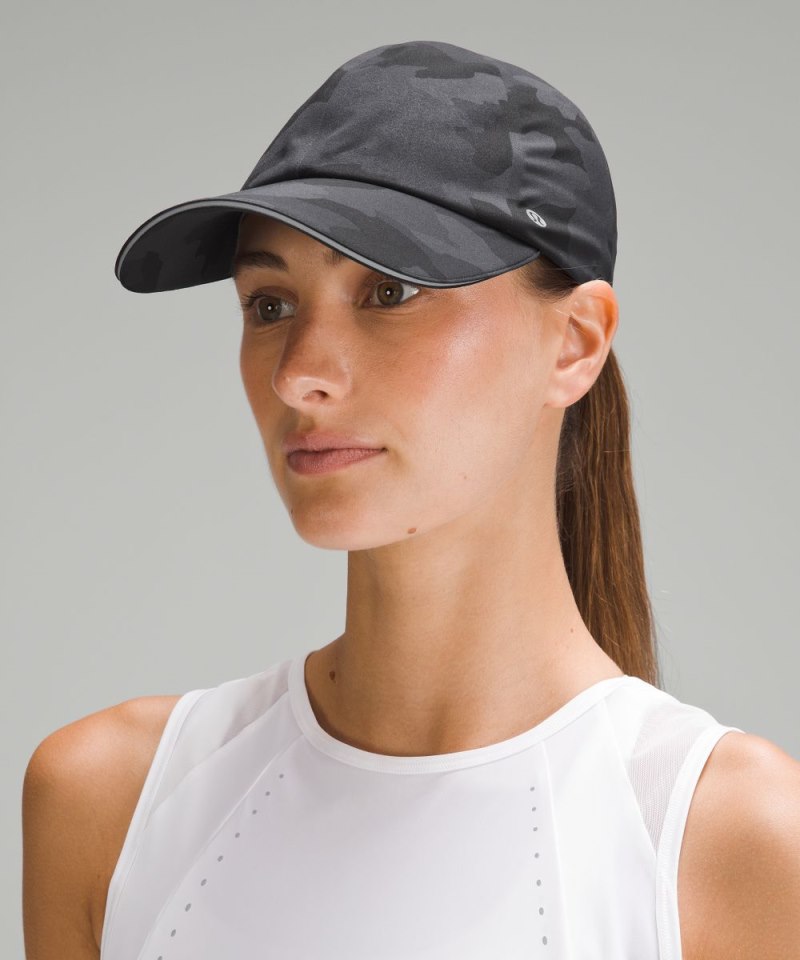 Lululemon Fast and Free Running Hat Heritage 365 Camo Deep Coal Multi Online Outlet Sale