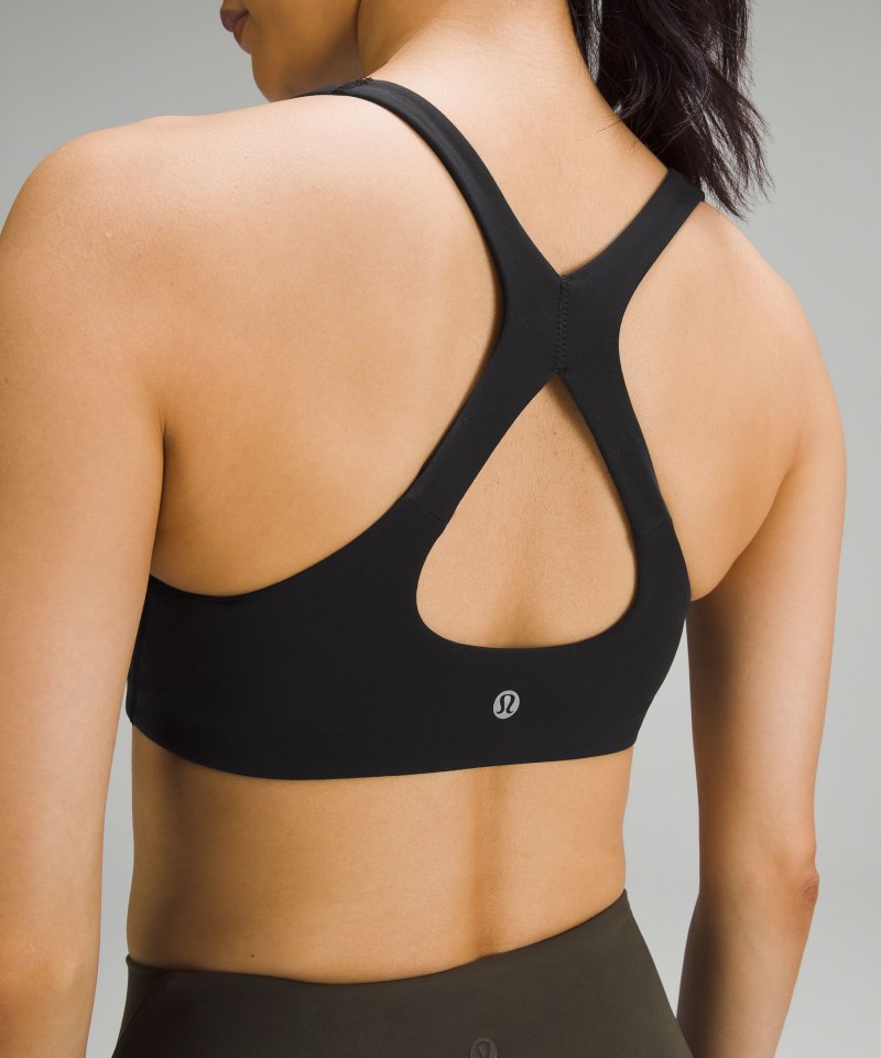 Lululemon SmoothCover Yoga Bra *Light Support, B / C Cup Black Online Outlet Sale