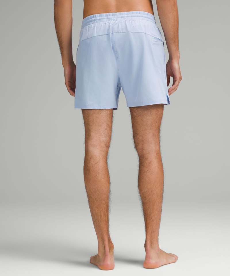 Lululemon Pool Short 5" Blue Linen Online Outlet Sale