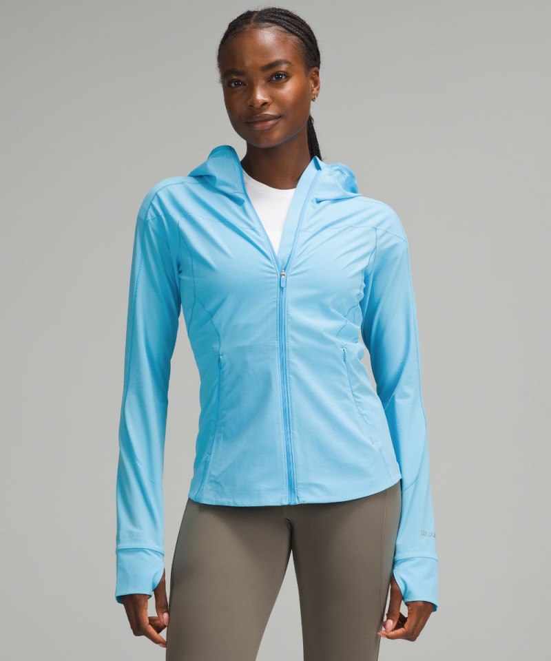 Lululemon Mist Over Windbreaker Kayak Blue Light Online Outlet Sale