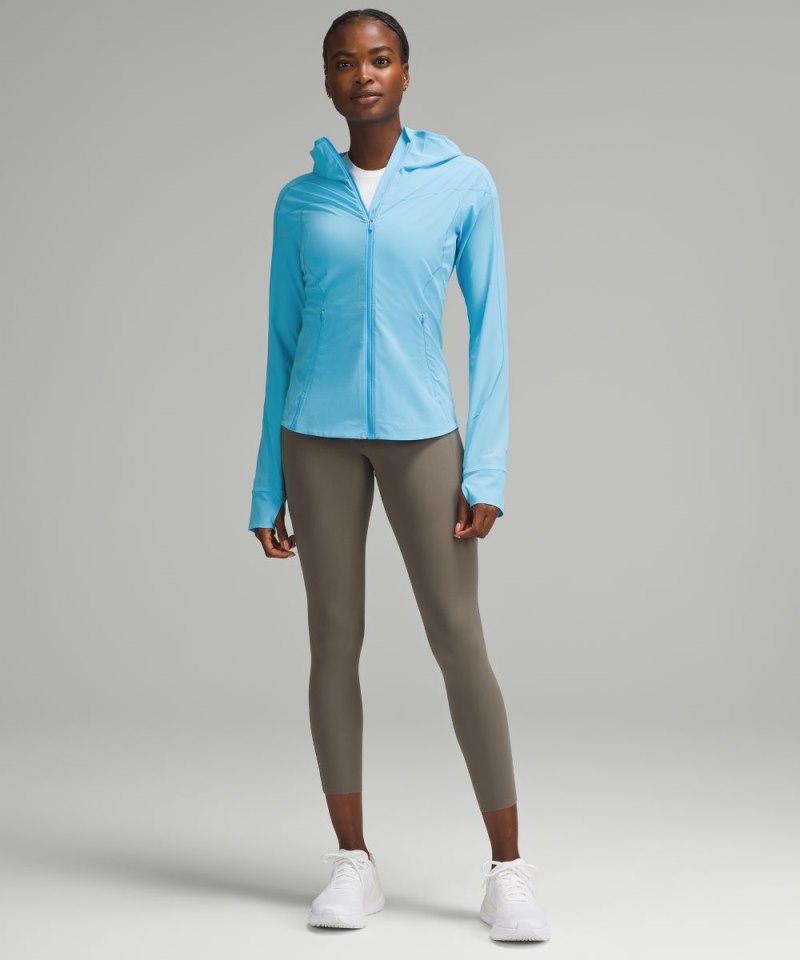 Lululemon Mist Over Windbreaker Kayak Blue Light Online Outlet Sale
