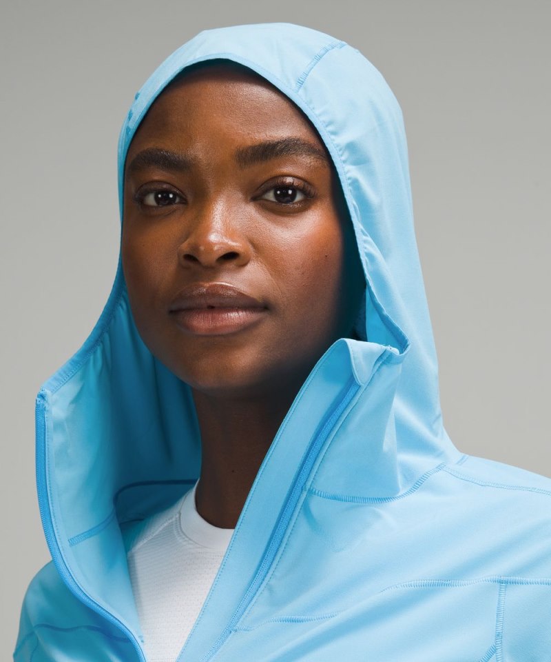 Lululemon Mist Over Windbreaker Kayak Blue Light Online Outlet Sale