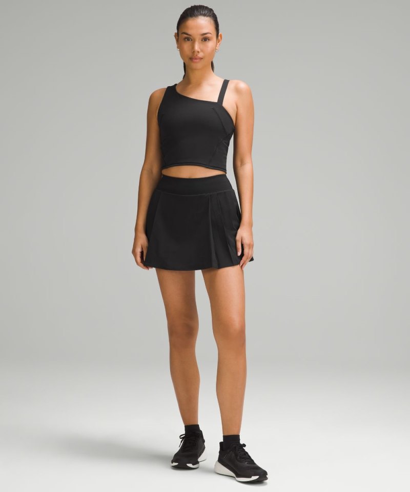 Lululemon Side-Pleat High-Rise Tennis Skirt Black Online Outlet Sale