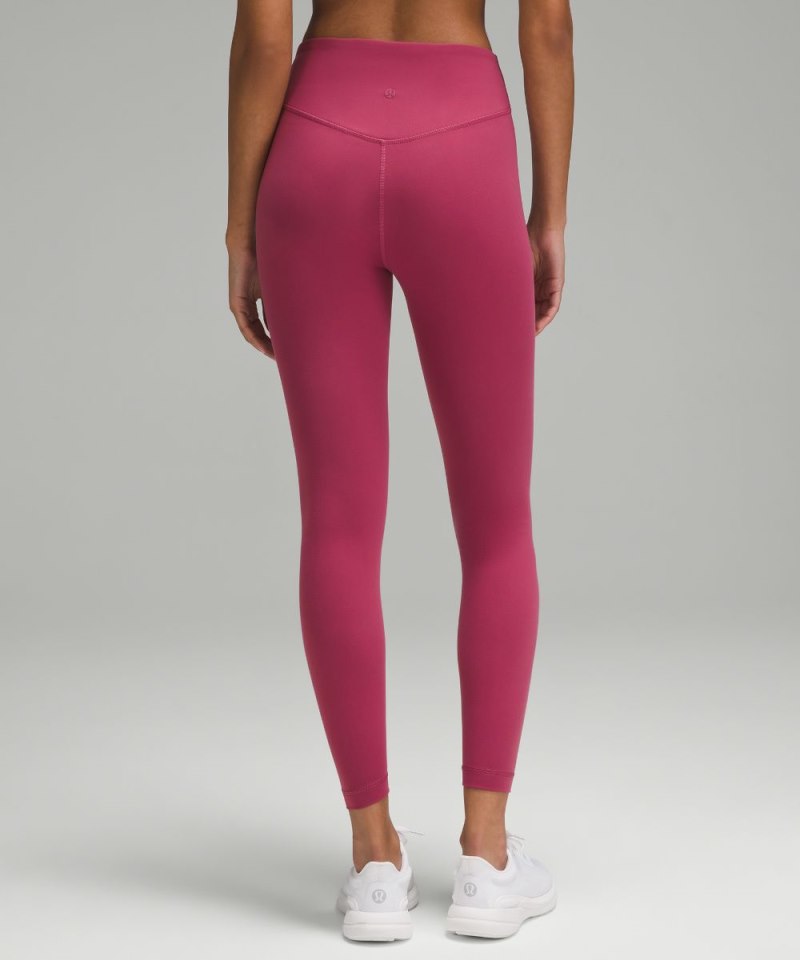 Lululemon Wunder Under SmoothCover High-Rise Tight 25" Washed Mauve Online Outlet Sale