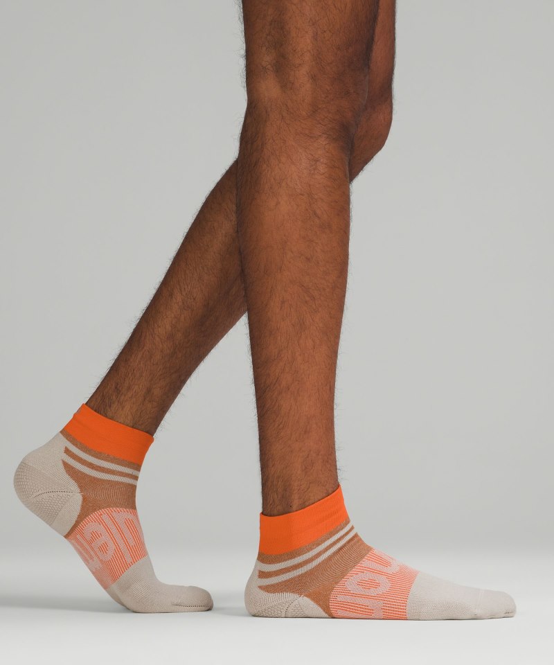 Lululemon Men's Power Stride Ankle Sock *Multi-Colour Raw Linen Online Outlet Sale