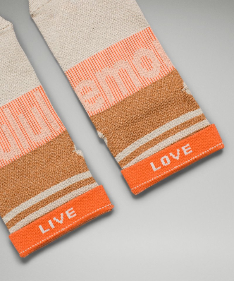 Lululemon Men's Power Stride Ankle Sock *Multi-Colour Raw Linen Online Outlet Sale