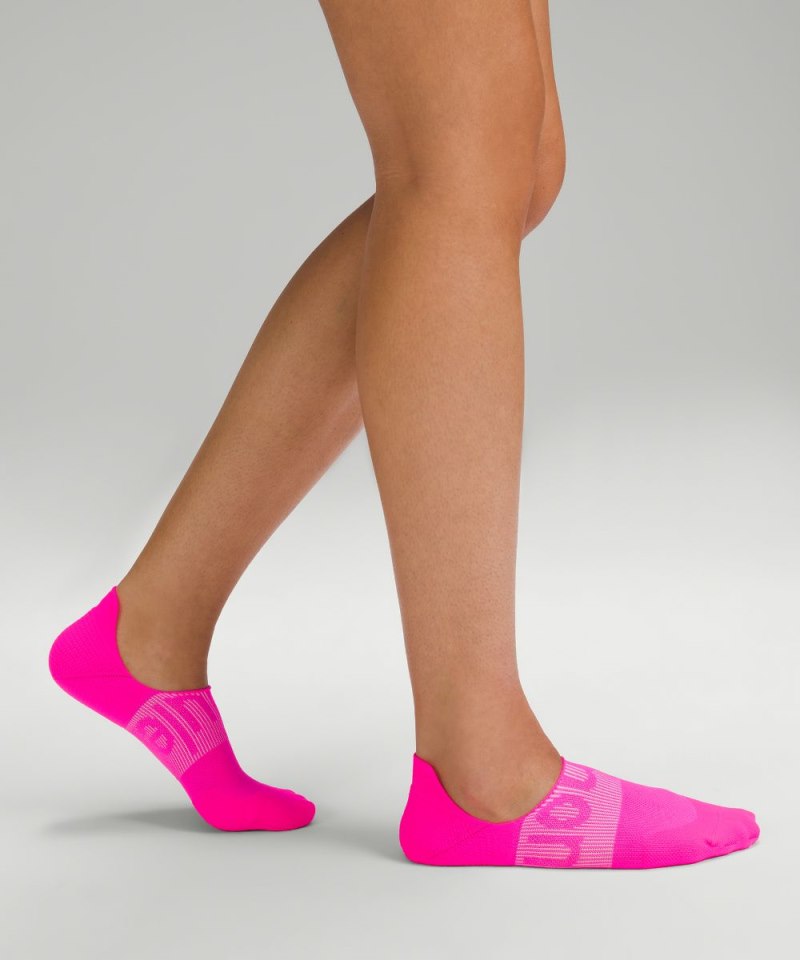 Lululemon Women's Power Stride No-Show Socks with Active Grip *3 Pack Highlight Pink / White / Absinthe / Highlight Yellow Online Outlet Sale