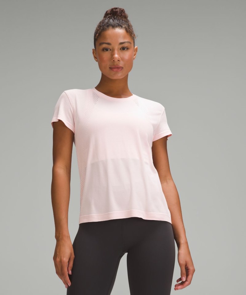 Lululemon Train to Be Short-Sleeve Shirt Strawberry Milkshake / Strawberry Milkshake (not available) Online Outlet Sale