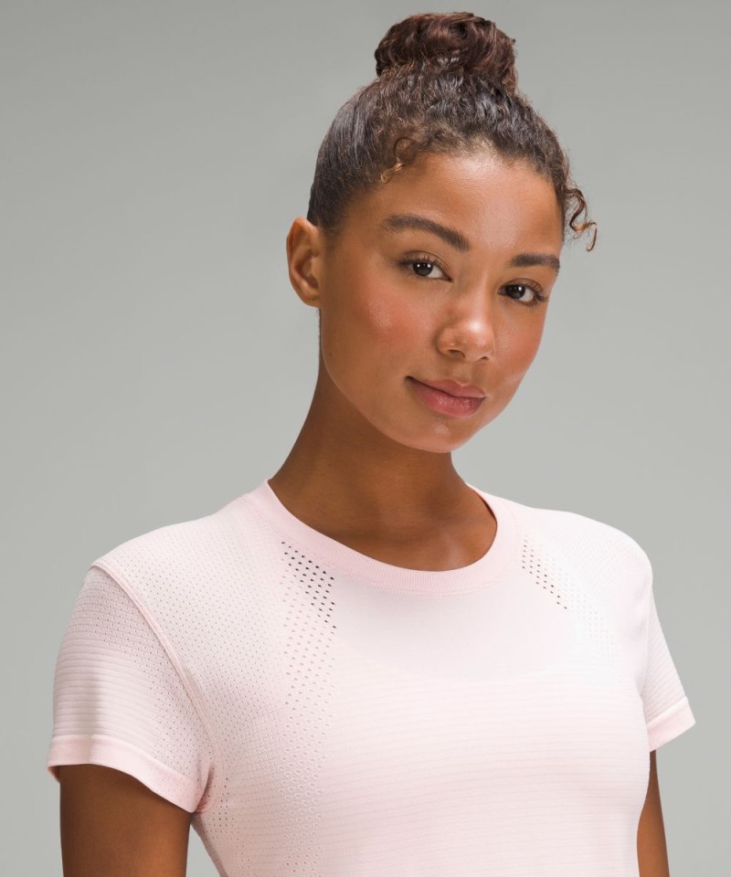 Lululemon Train to Be Short-Sleeve Shirt Strawberry Milkshake / Strawberry Milkshake (not available) Online Outlet Sale