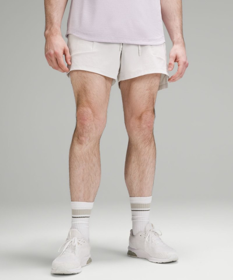Lululemon License to Train Linerless Short 5" Light Vapor Online Outlet Sale