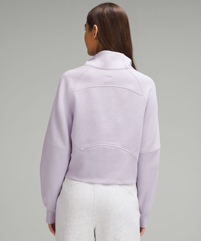 Lululemon Scuba Oversized Funnel-Neck Half Zip Lilac Ether Online Outlet Sale