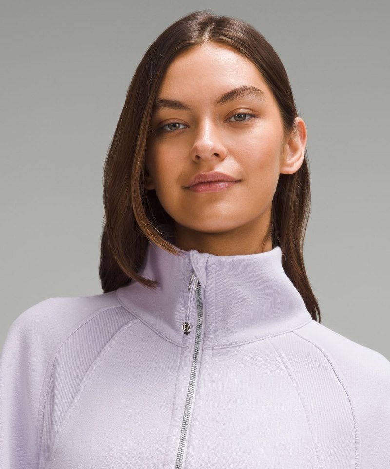 Lululemon Scuba Oversized Funnel-Neck Half Zip Lilac Ether Online Outlet Sale