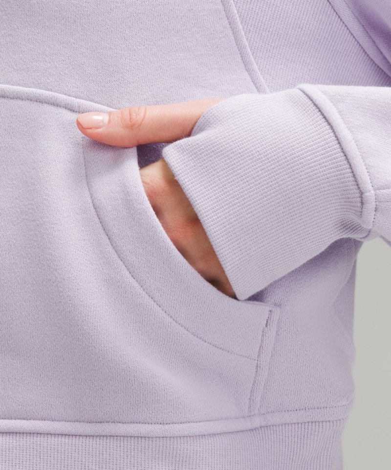 Lululemon Scuba Oversized Funnel-Neck Half Zip Lilac Ether Online Outlet Sale