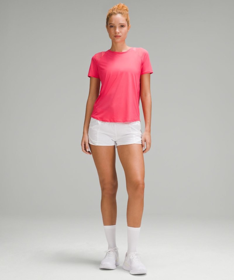 Lululemon Sculpt Short-Sleeve Shirt Glaze Pink Online Outlet Sale