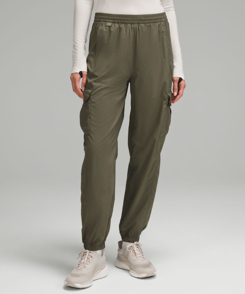Lululemon Lightweight Cargo Mid-Rise Hiking Pant Army Green Online Outlet Sale