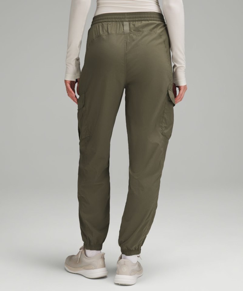 Lululemon Lightweight Cargo Mid-Rise Hiking Pant Army Green Online Outlet Sale