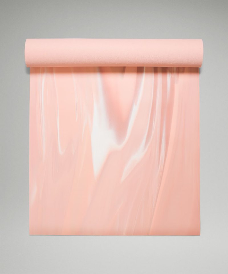 Lululemon The Mat 5mm *Made With FSC™ Certified Rubber Dew Pink / Pink Pastel / White / Dew Pink Online Outlet Sale