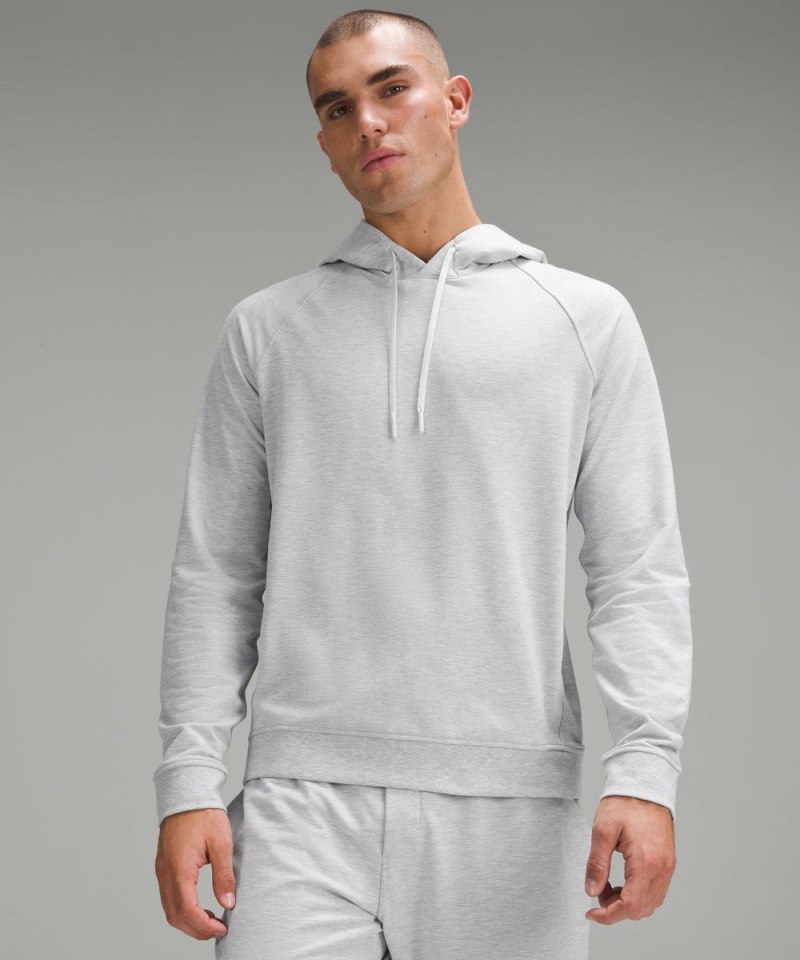 Lululemon City Sweat Pullover Hoodie Heathered Ultra Light Grey / Sea Salt Online Outlet Sale