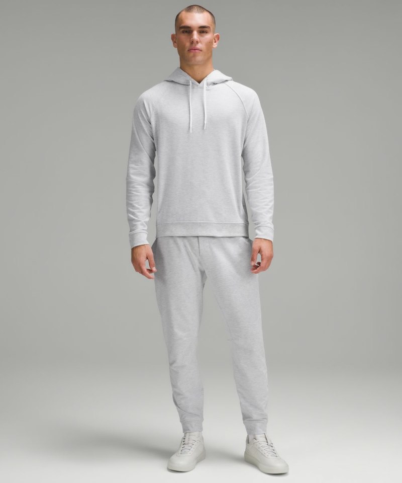 Lululemon City Sweat Pullover Hoodie Heathered Ultra Light Grey / Sea Salt Online Outlet Sale