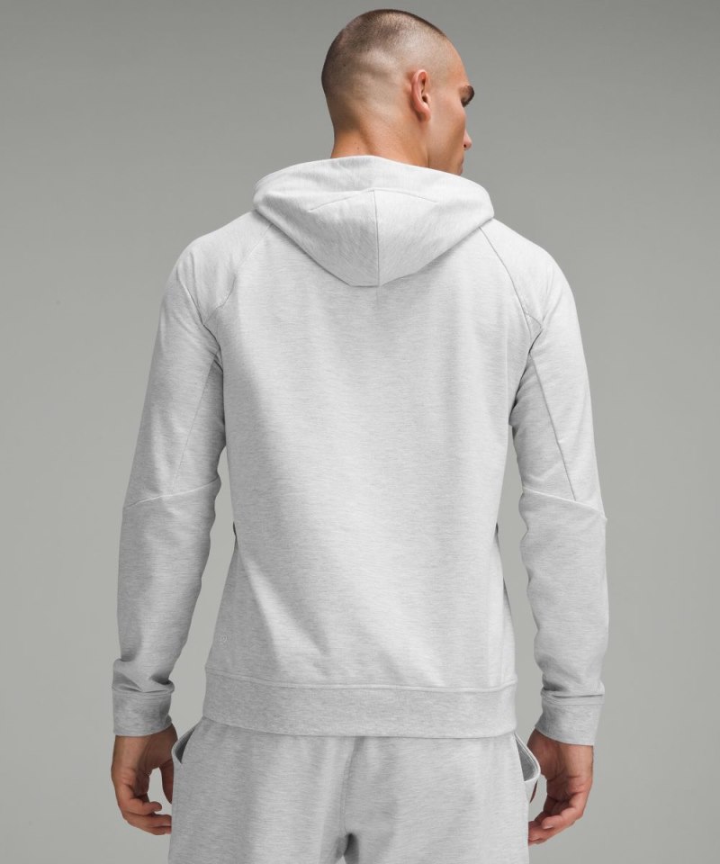 Lululemon City Sweat Pullover Hoodie Heathered Ultra Light Grey / Sea Salt Online Outlet Sale