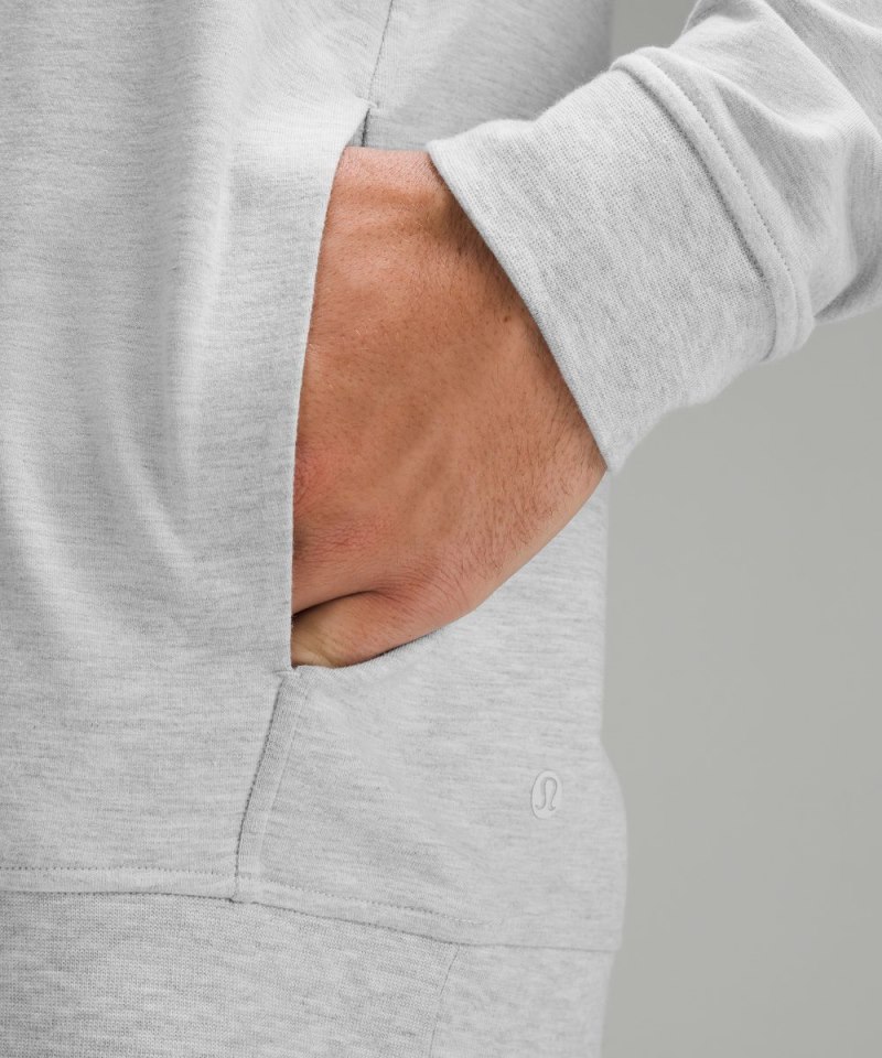 Lululemon City Sweat Pullover Hoodie Heathered Ultra Light Grey / Sea Salt Online Outlet Sale