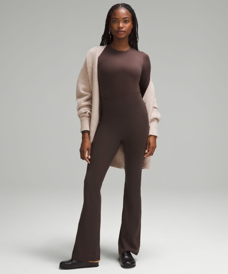 Lululemon Wundermost Ultra-Soft Nulu Crewneck Long-Sleeve Shirt Espresso (not available) Online Outlet Sale