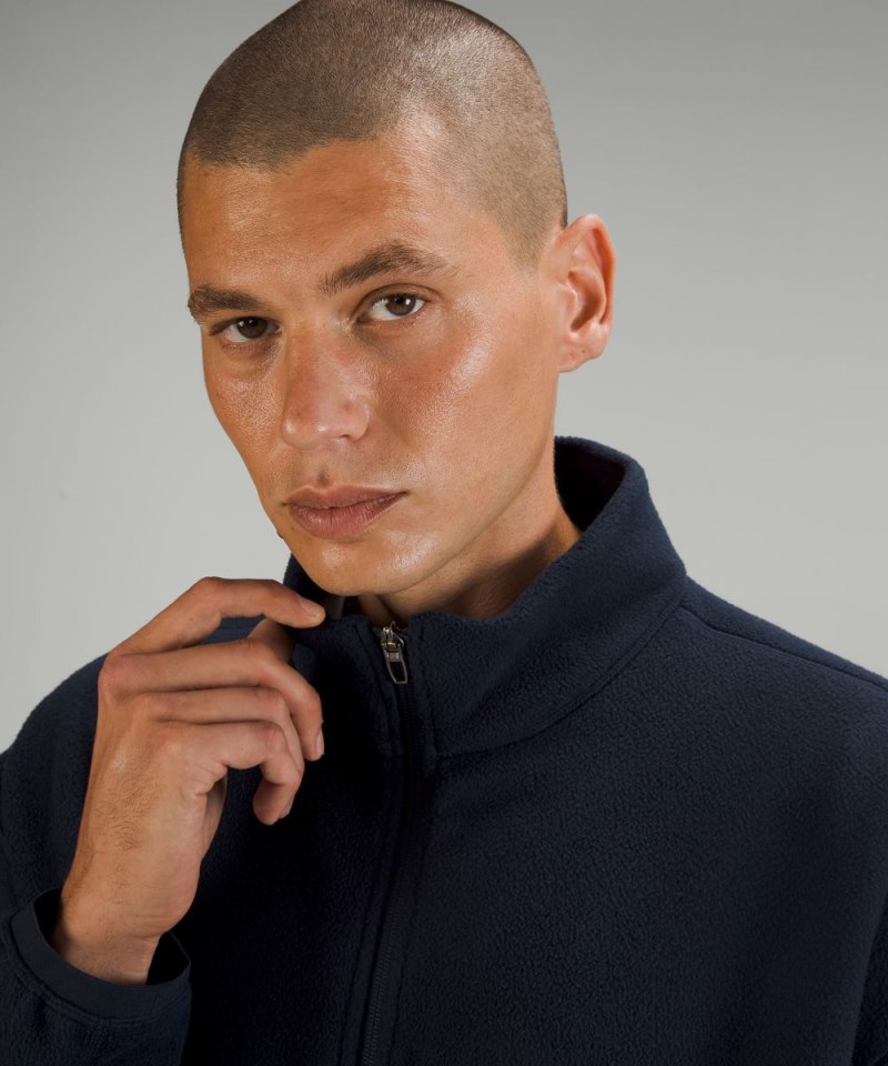 Lululemon Oversized Fleece Half Zip True Navy Online Outlet Sale