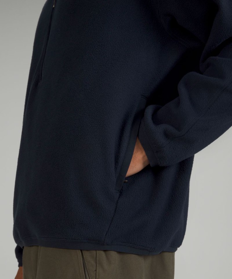 Lululemon Oversized Fleece Half Zip True Navy Online Outlet Sale