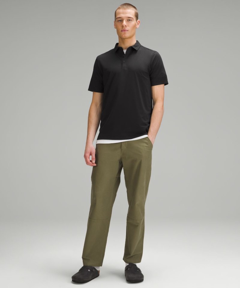Lululemon Evolution Short-Sleeve Polo Shirt Black Online Outlet Sale