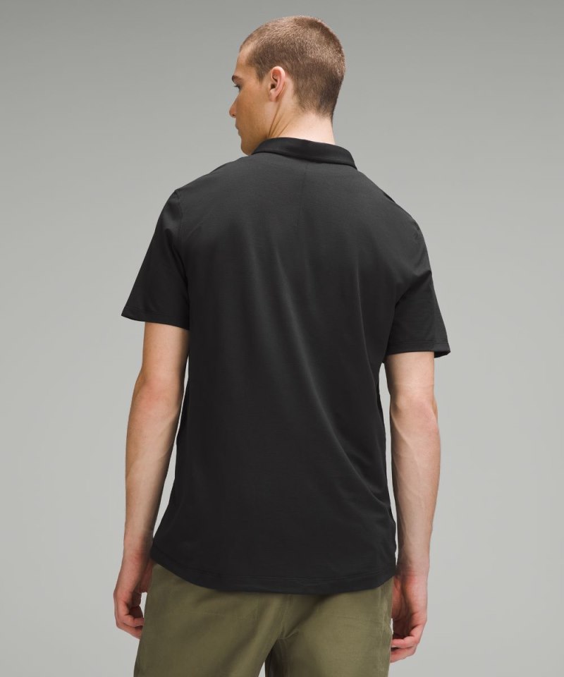Lululemon Evolution Short-Sleeve Polo Shirt Black Online Outlet Sale