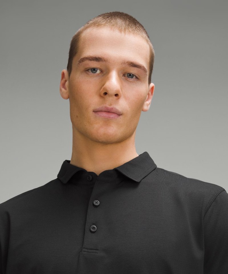 Lululemon Evolution Short-Sleeve Polo Shirt Black Online Outlet Sale