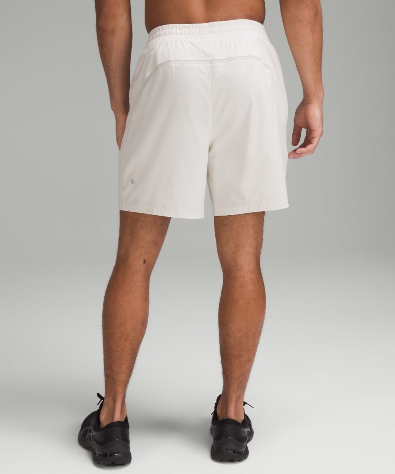Lululemon Pace Breaker Lined Short 7" Bone Online Outlet Sale