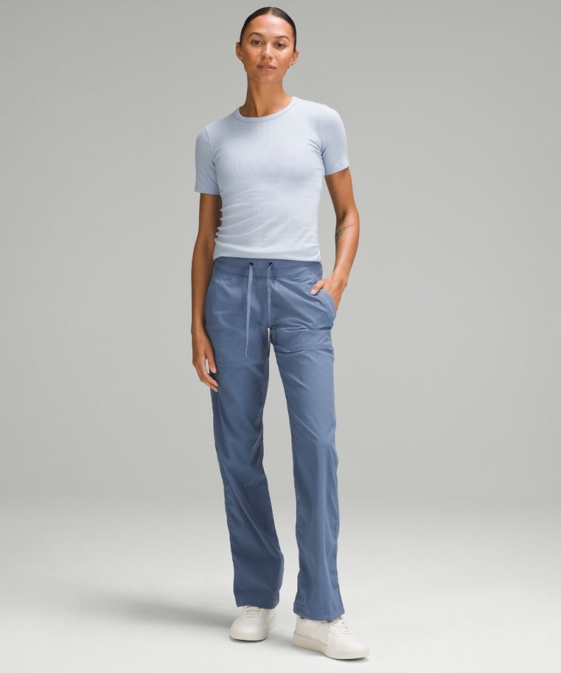 Lululemon Dance Studio Mid-Rise Pant *Short Oasis Blue Online Outlet Sale