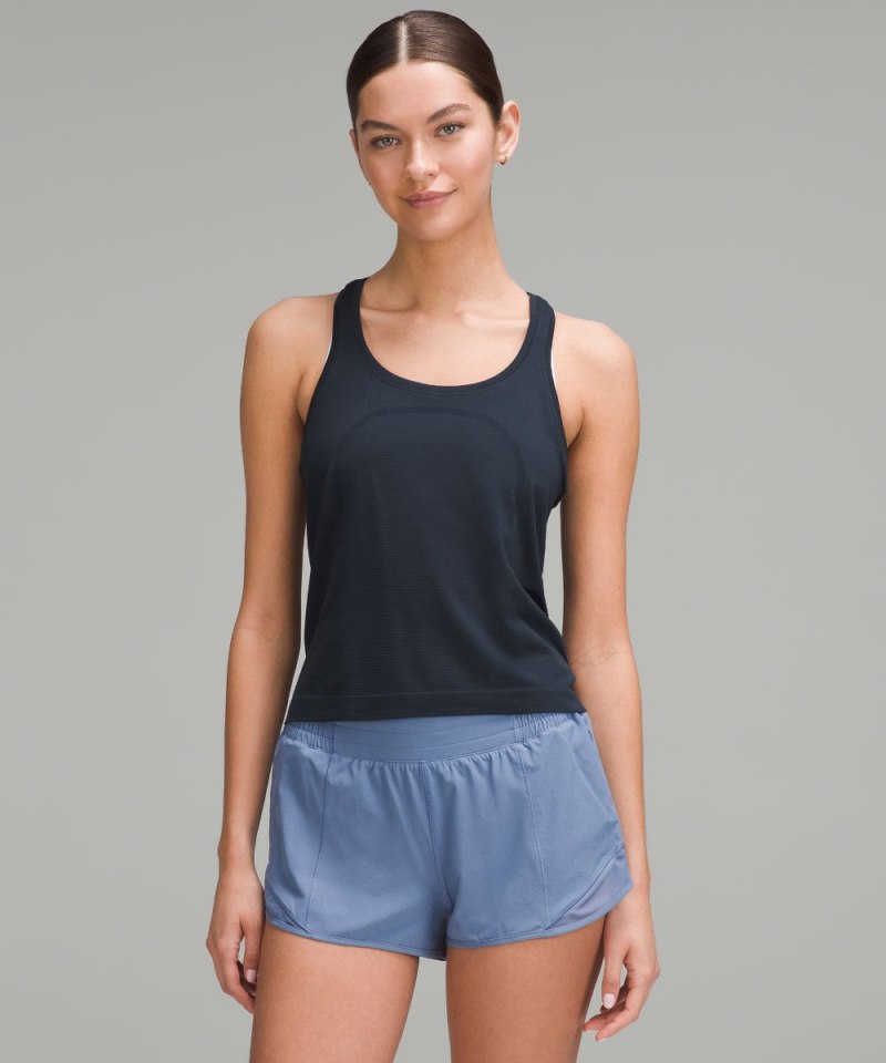 Lululemon Swiftly Tech Racerback Tank Top 2.0 *Race Length True Navy / True Navy Online Outlet Sale
