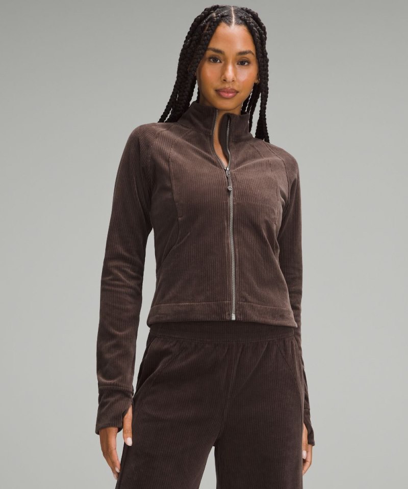 Lululemon Scuba Track Jacket *Velvet Cord Espresso (not available) Online Outlet Sale