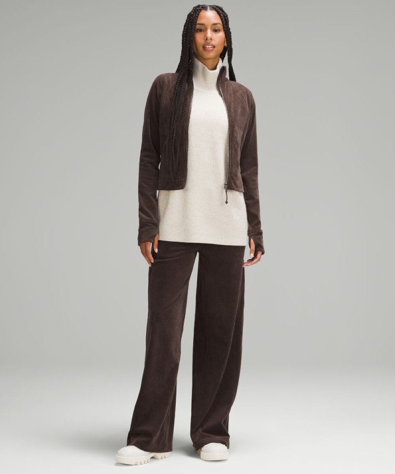 Lululemon Scuba Track Jacket *Velvet Cord Espresso (not available) Online Outlet Sale