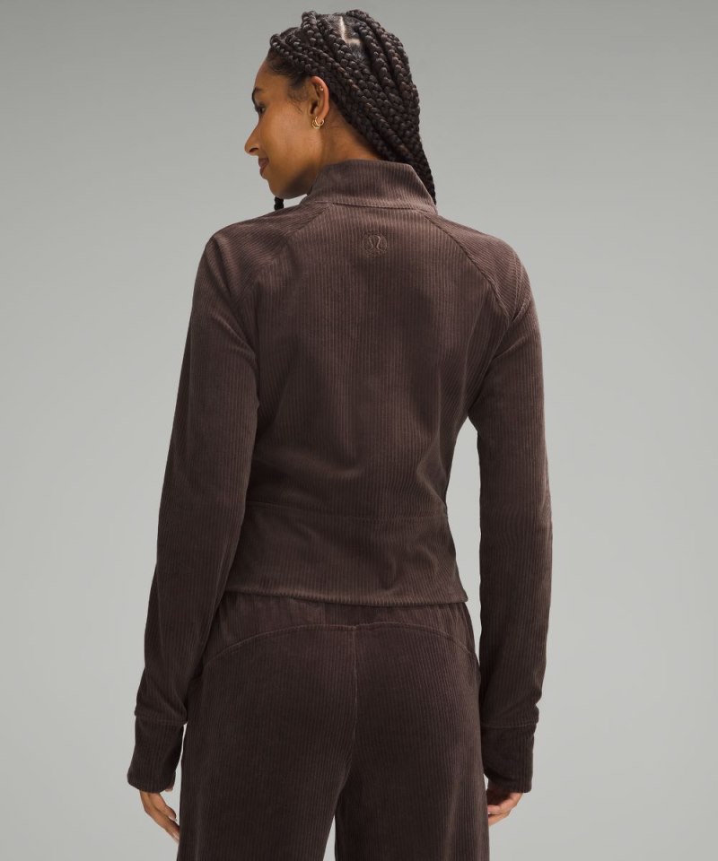 Lululemon Scuba Track Jacket *Velvet Cord Espresso (not available) Online Outlet Sale