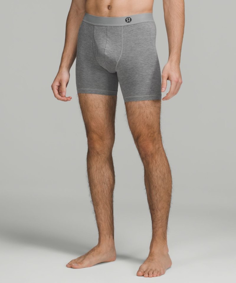 Lululemon Always In Motion Long Boxer with Fly 7" *3 Pack Black / Heathered Core Medium Grey / True Navy Online Outlet Sale