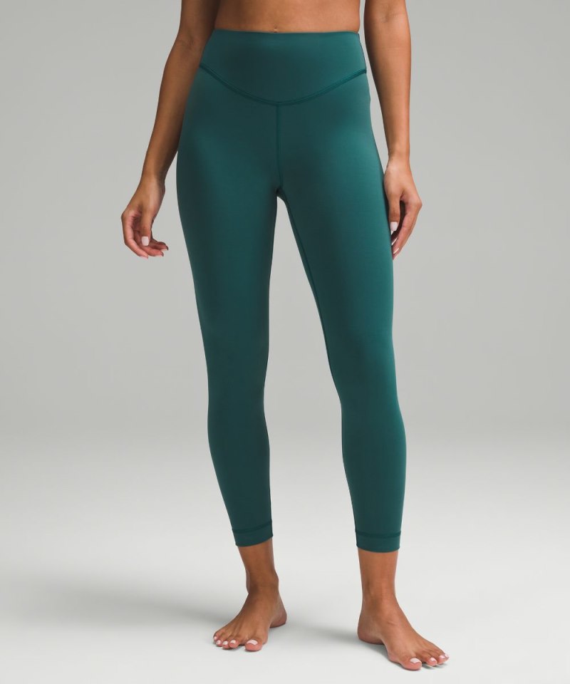 Lululemon Wunder Under SmoothCover High-Rise Tight 25" Storm Teal Online Outlet Sale