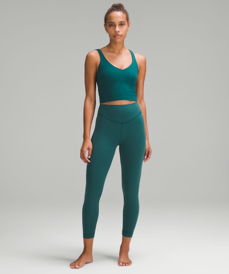 Lululemon Wunder Under SmoothCover High-Rise Tight 25" Storm Teal Online Outlet Sale
