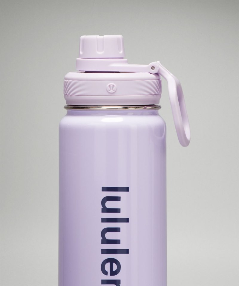 Lululemon Back to Life Sport Bottle 24oz *Shine Lilac Ether Online Outlet Sale