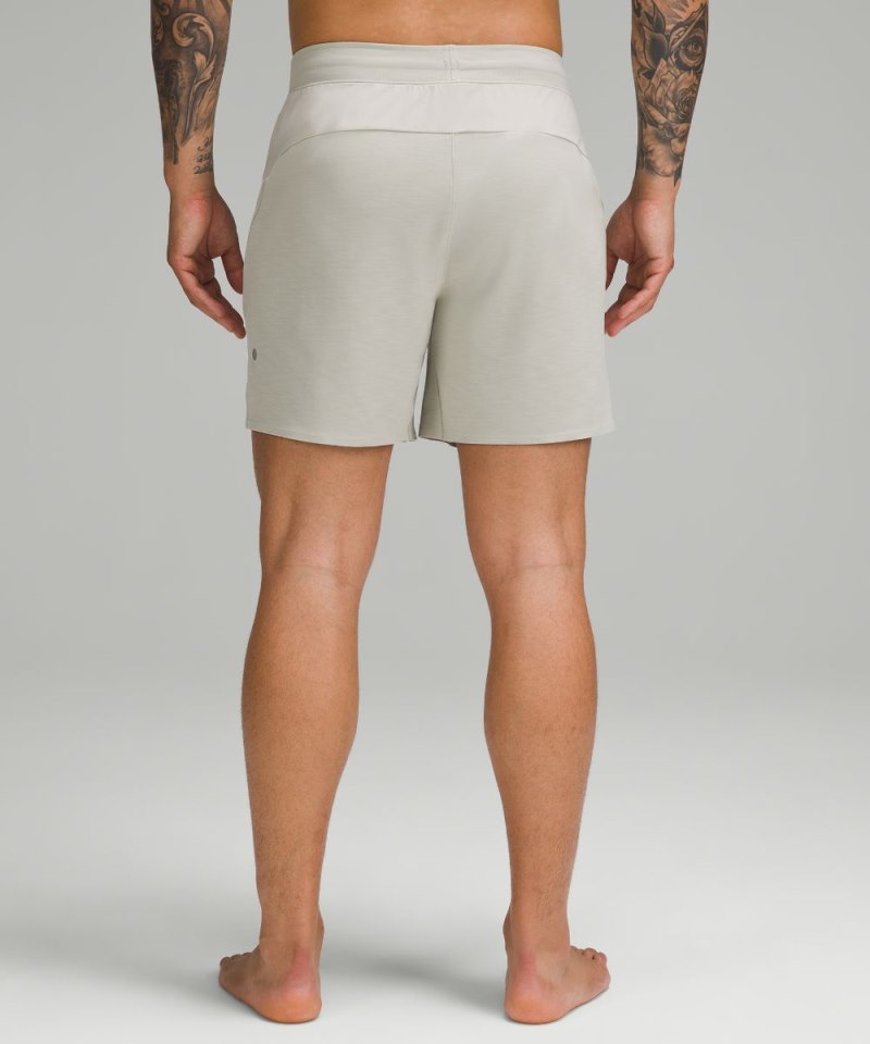 Lululemon Balancer Short 6" Heathered Raw Linen Online Outlet Sale