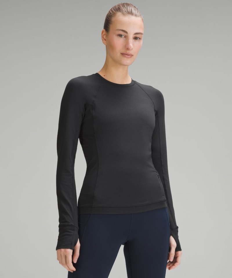 Lululemon It's Rulu Long-Sleeve Shirt Black Online Outlet Sale