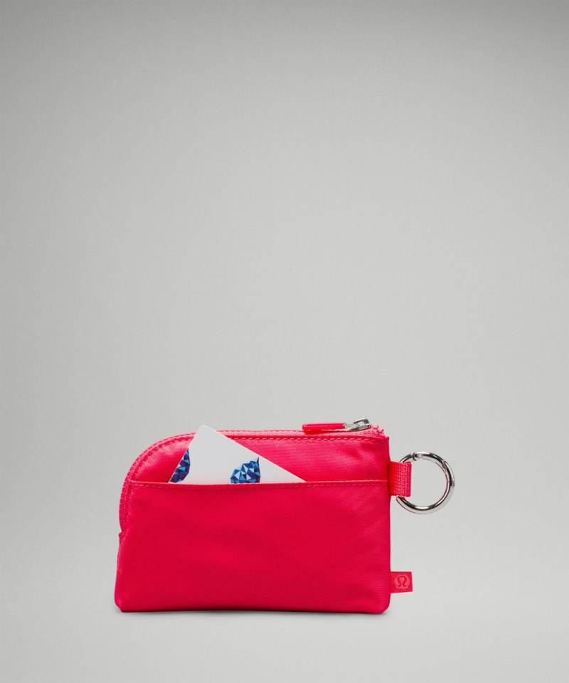 Lululemon Clippable Card Pouch Glaze Pink / Ancient Copper Online Outlet Sale