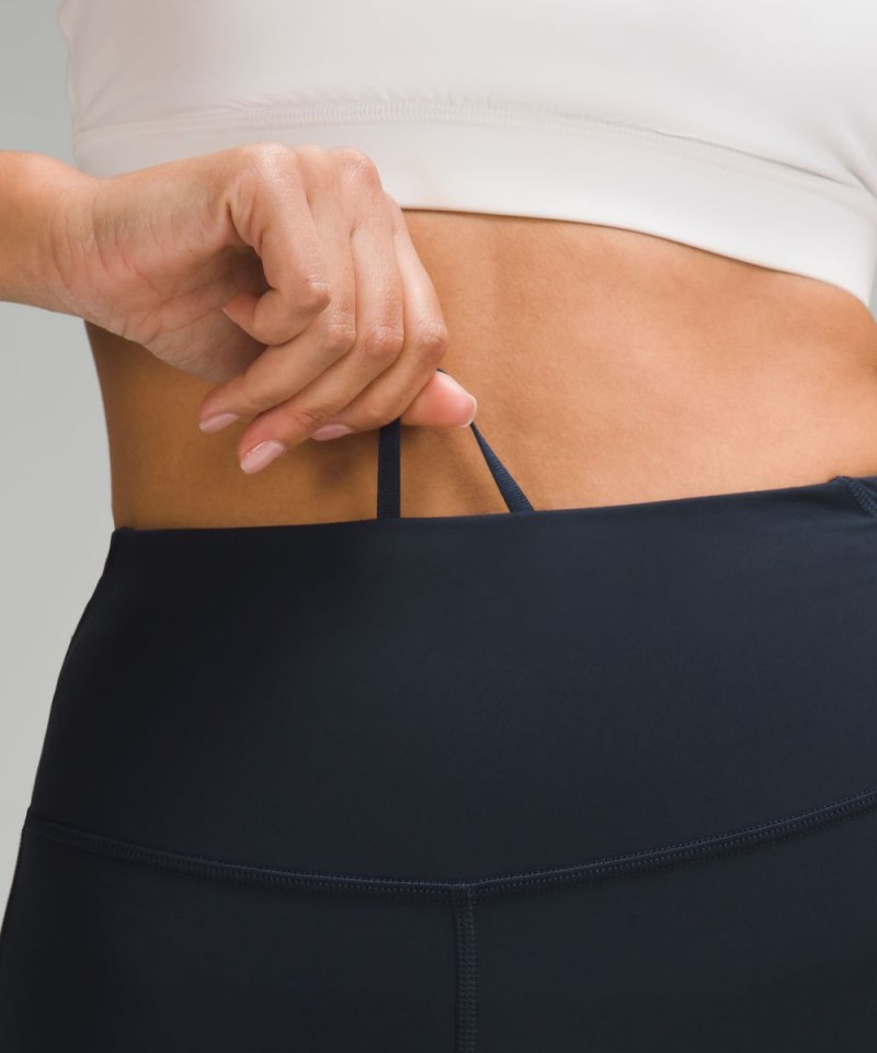 Lululemon Fast and Free High-Rise Tight 25” Pockets *Updated True Navy Online Outlet Sale