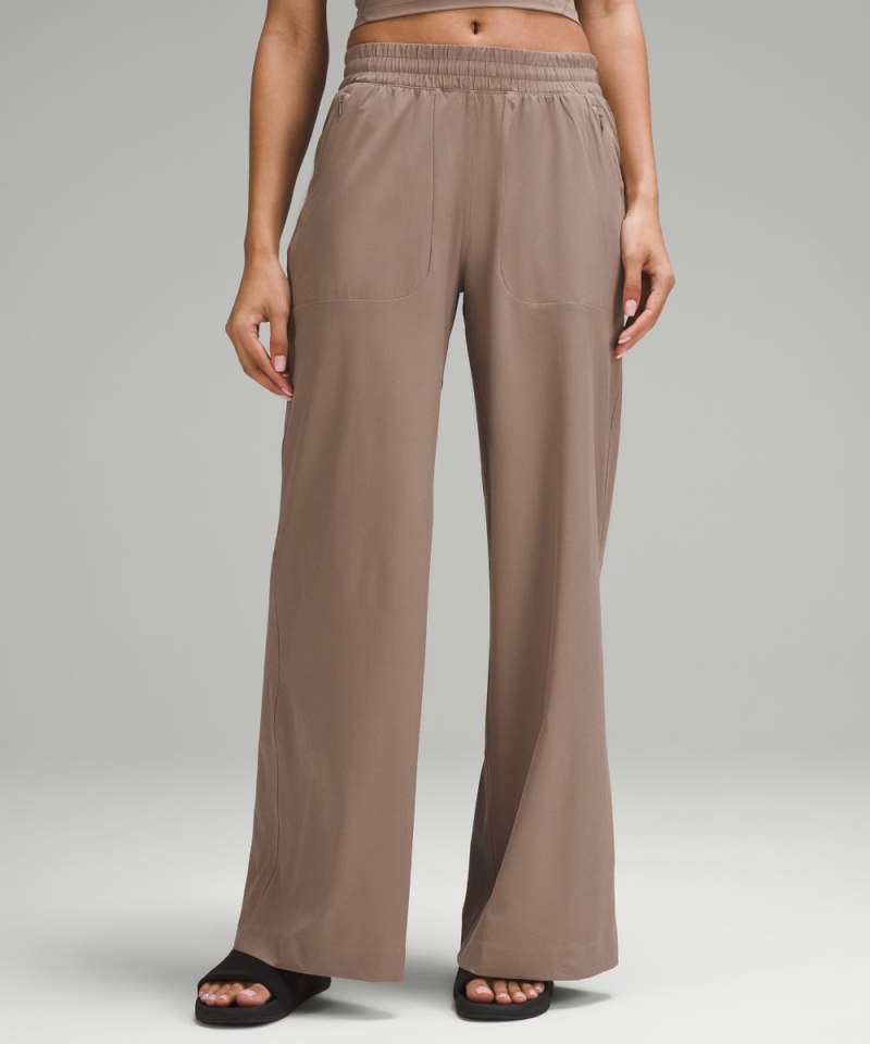 Lululemon Swift Mid-Rise Wide-Leg Pant Taupetastic Online Outlet Sale