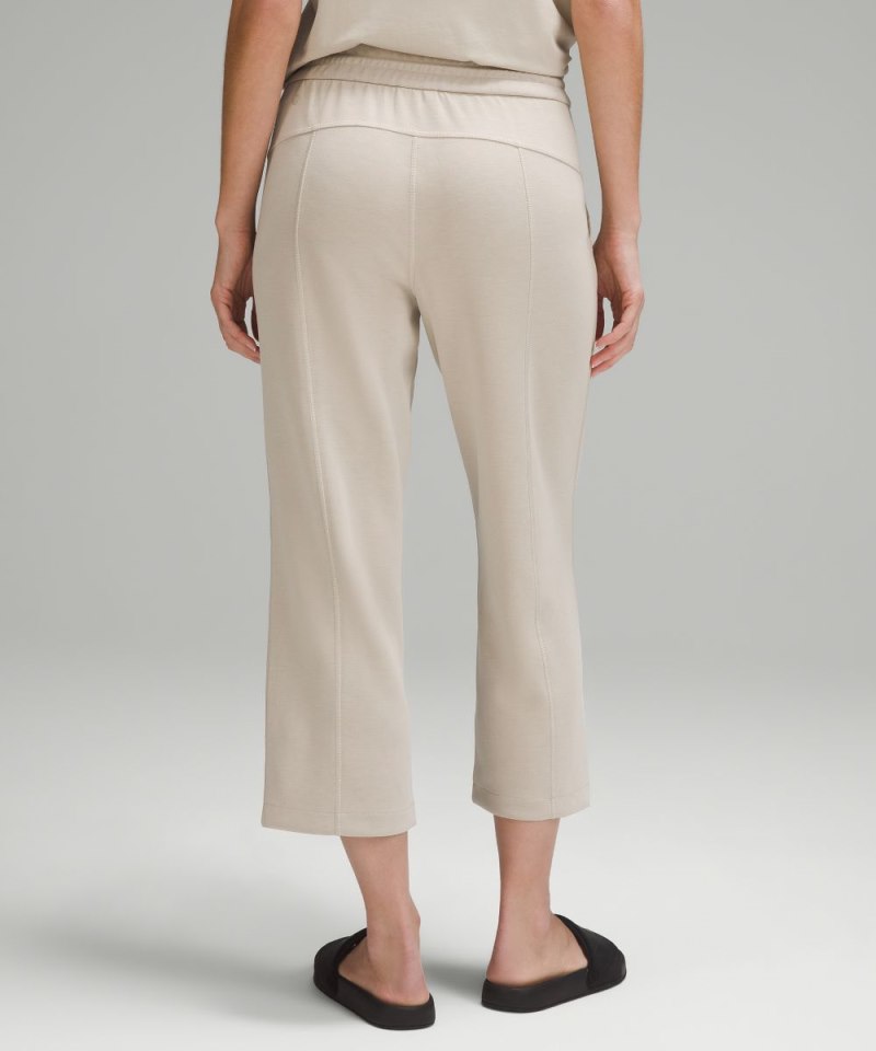 Lululemon Softstreme High-Rise Straight-Leg Cropped Pant Mojave Tan Online Outlet Sale