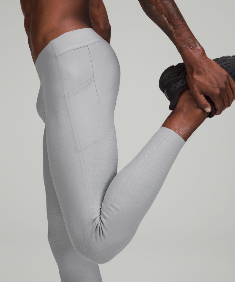 Lululemon SenseKnit Running Tight 28" Rhino Grey Online Outlet Sale