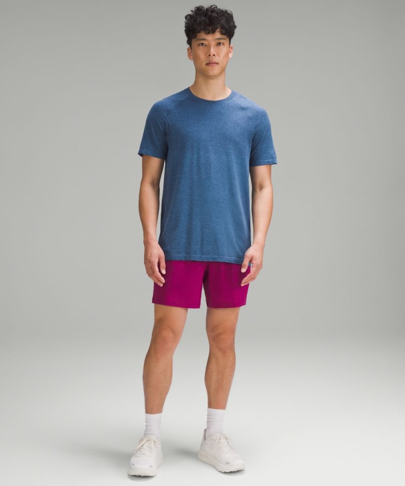 Lululemon Pace Breaker Linerless Short 7" Magenta Purple Online Outlet Sale