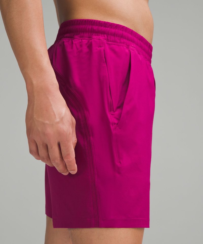 Lululemon Pace Breaker Linerless Short 7" Magenta Purple Online Outlet Sale